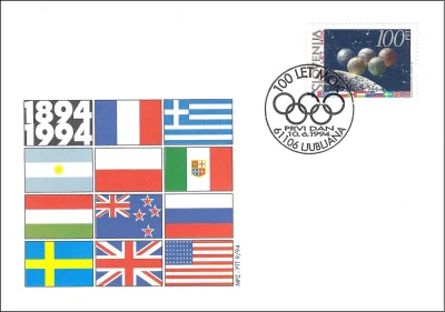 100 - LETNICA MEDNARODNEGA OLIMPIJSKEGA KOMITEJA